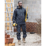 JCB Workwear Unisex Lightweight Waterproof Jacket Black