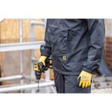 JCB Workwear Unisex Lightweight Waterproof Jacket Black