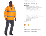 Uneek Hi-Viz Road Safety Jacket UC803