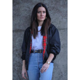 Classic British Harrington Jacket Ladies/Unisex Navy Blue