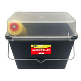 Fit For The Job Prague 7" Triple Foam Gloss Paint Roller & Frame Set + Scuttle + Lid
