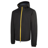 JCB Waterproof Hooded Jacket Black JCB002