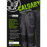 Apache Calgary 4 Way Stretch Trouser Grey