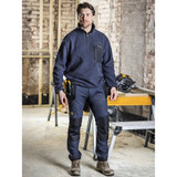 JCB Workwear Borg Fleece Quarter Zip JCB013