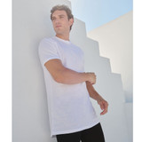 Skinni Fit Men’s Longline T With Dipped Hem SF258