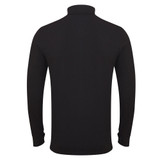 Skinni Fit Men’s Feel Good Stretch Roll Neck Black SF125