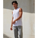 Skinni Fit Men’s High Neck Slash Armhole Vest SF232