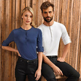 Premier Workwear Mens Long Roll Sleeve Tee PR218