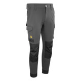 JCB022 JCB Workwear Mens 4-way Stretch Trousers Dark Shadow JCB022