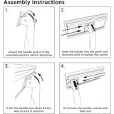 Fit For The Job 5 pc 7" Click System Paint Pad Set FFJCSPPS