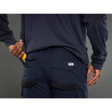 JCB Mens 4-Way Stretch Trouser Navy JCB029N