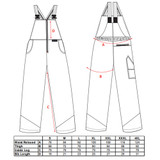 Portwest Oak Chainsaw Bib and Brace CH12