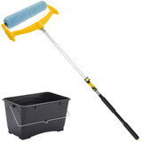 Coral Toronto 12” Polyester Medium Pile Paint Roller Set With Extension Pole & 15L Scuttle