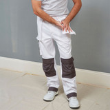 ProDec Advance Painters Trousers White AWTR