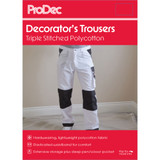 ProDec Polycotton Painter's Trousers White PC400