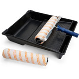 Hamilton Florida 12" & 4” Emulsion Roller Kit With Extension Pole (12 Piece)