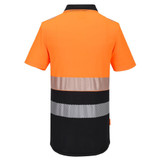 Portwest DX4 Hi-Vis Zip Class 1 Polo Shirt Short Sleeve DX435