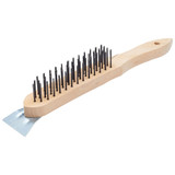 11" Wire Brush With Scraper BWB4S