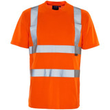 Supertouch Hi Vis Bird Eye T-Shirt Orange 39T81-7
