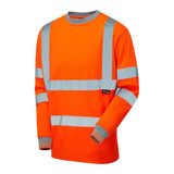Supertouch Hi Vis Long Sleeve T-Shirt Orange SHV-35281-7