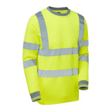 Supertouch Hi Vis Long Sleeve T-Shirt Yellow SHV-35241-7