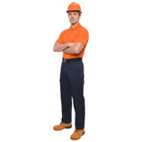 Absolute Apparel Mens Workwear Twill Cargo Trousers AA75