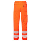 Supertouch Essentials Hi Vis Eco Coolair 4-Way Stretch Orange Trousers SHV-401RD0-F