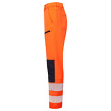 Supertouch Essentials Hi Vis Eco Coolair 4-Way Stretch Orange Trousers SHV-401RD0-F