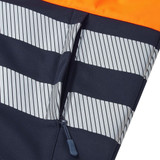 Supertouch Essentials Hi Vis Eco Coolair 2 Tone Orange/Navy Softshell Gilet SHV-104D1-9