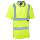 Supertouch Eco Hi Vis Yellow Polo Shirt SHV-30241-7