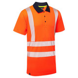 Supertouch Essentials Hi-Vis Eco CoolMax Orange Polo SHV-30481-9