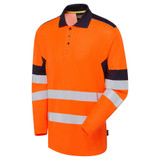 Supertouch System Hi-Vis Eco Orange CottonCool Long Sleeve Polo SYH-305D1-7