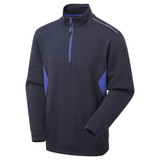 Supertouch System Eco Men’s Quarter Zip Sweatshirt Navy/Royal Blue SYS709