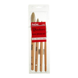 ProDec 4 pc Pointed Pure Bristle Sash Brush Set PWINSB4P