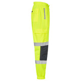 Supertouch Hi Vis 2 Tone Jogging Bottoms Yellow J9041-7 