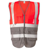 Supertouch Hi-Vis 2 Tone Executive Vest Orange
