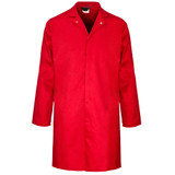 Supertouch Polycotton Food Coat Red 571D1-7