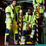 Supertouch System Hi-Vis Eco Stretch Jogger Trouser Yellow SYS17