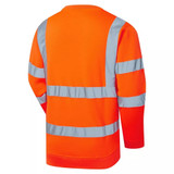 Supertouch Hi Vis Crew Neck Sweatshirt Orange 56881-7