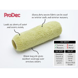 ProDec 9" x 1.75" 4 pc Long Pile Masonry Roller & Brush Set PRRT038