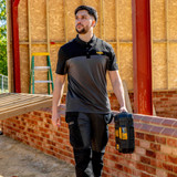 DeWalt Skyrock Technical Polo Shirt Black/Grey