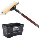 Rota Warsaw 12" Application Roller Kit With Scuttle Bucket For Sealer, Restorer & Coatings