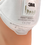 3M Aura 9322+ FFP2 Valved Respirator Face