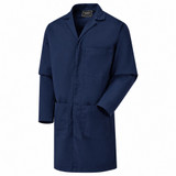 Supertouch Polycotton Lab Coat Navy 57091-7