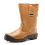 Beeswift Rigger Boot Lined with Scuff Cap Tan RBLSSC