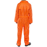 Beeswift Waterproof Coverall Boiler Suit Orange  NBDCOR