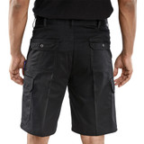 Beeswift Work Cargo Pocket Combat Shorts in Black CLCPSBL