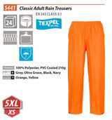 Portwest Classic Rain Trousers Olive Green S441