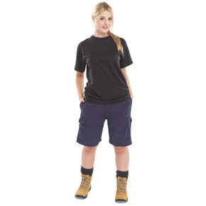 CLCPSN Click Ladies C/Pocket Shorts Navy