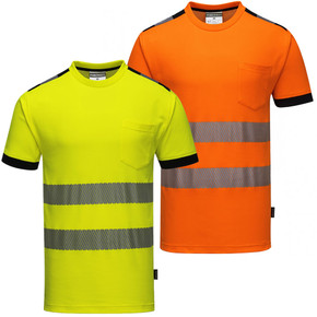 Portwest PW3 Hi-Vis T-Shirt Short Sleeve